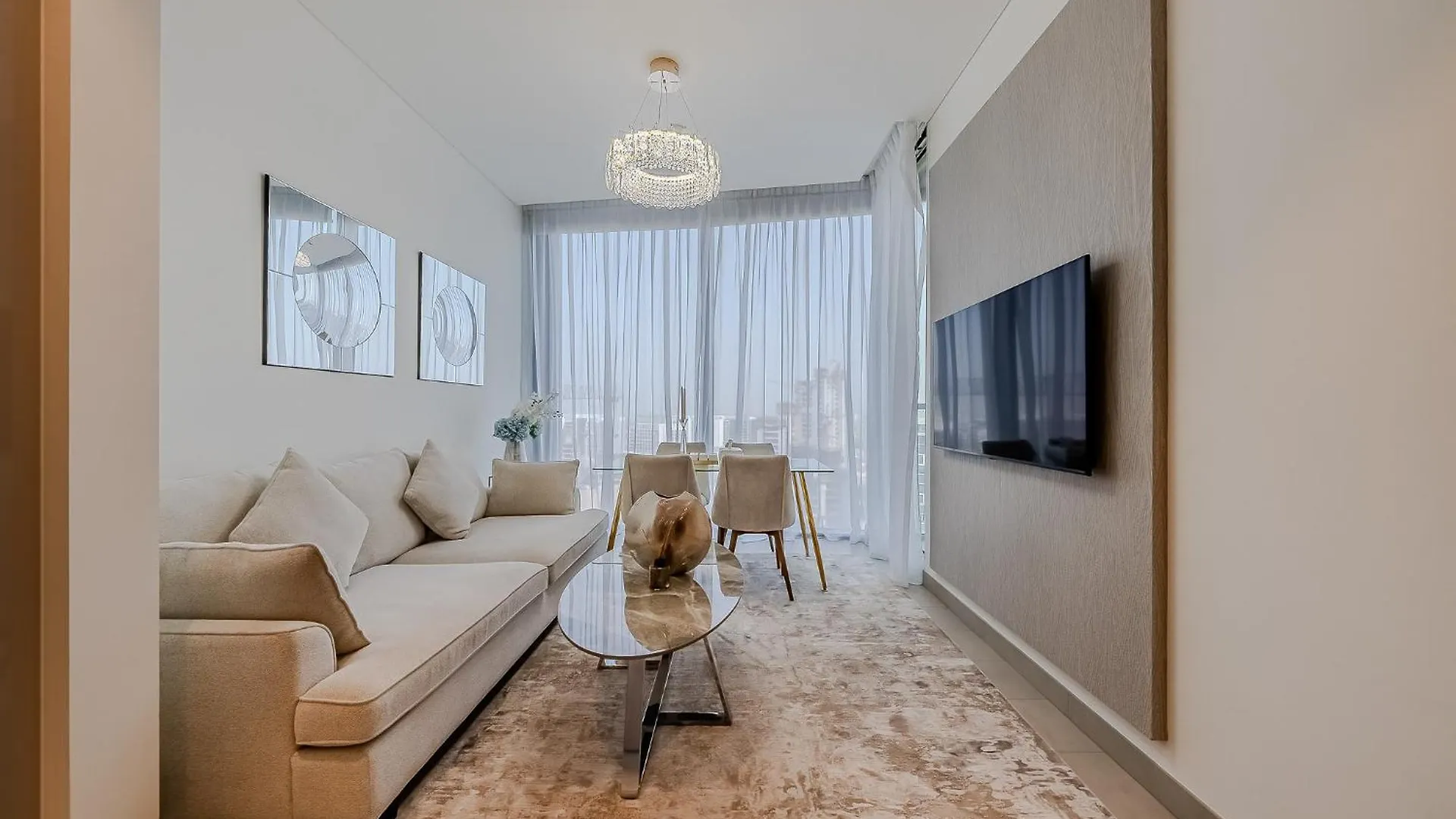 Stylish 1 Bdr Apartment In Sobha Waves Dubai