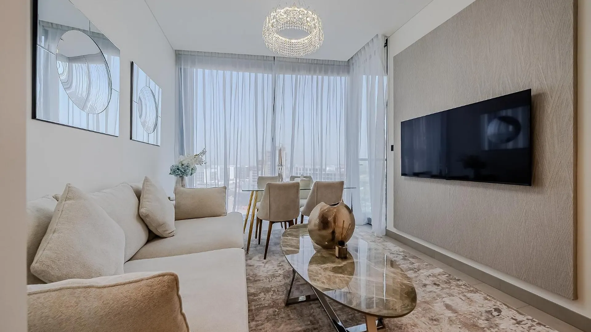 Stylish 1 Bdr Apartment In Sobha Waves Dubai